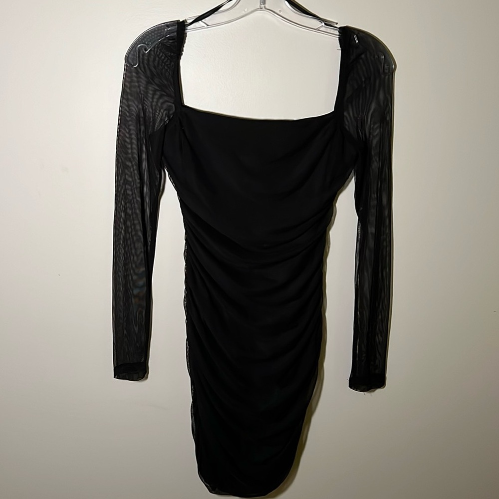 Princess Polly dress with sheer sleeves. Tags still on.